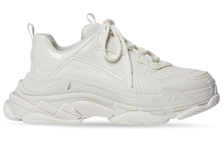 (WMNS) Balenciaga Triple S Sneakers 'White Rubber' 734953W2PAA9000