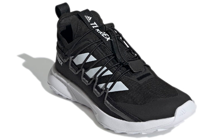 (WMNS) adidas Terrex Voyager 21 Canvas Travel 'Black White' FZ3336