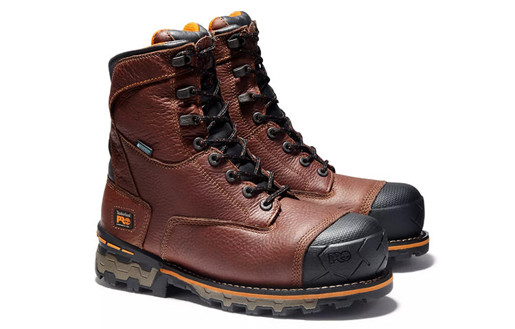 Timberland Pro Boondock 8-Inch Composite Toe Waterproof Work Boots 'Brown' 89628214