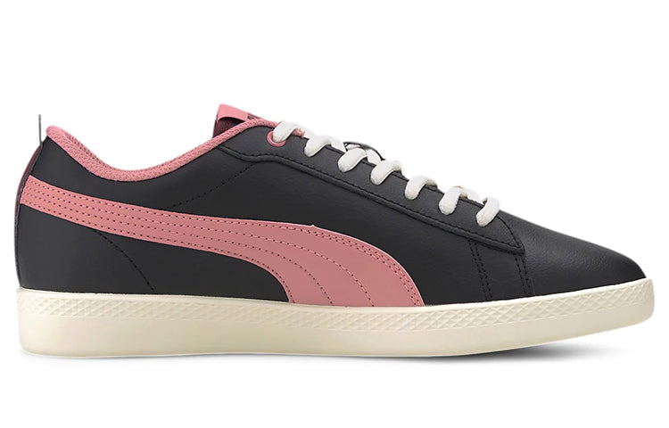(WMNS) PUMA Smash v2 Black/Pink 365208-22
