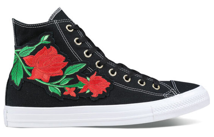 Converse Chuck Taylor All Star Embroidery 'Black Red' 160355C