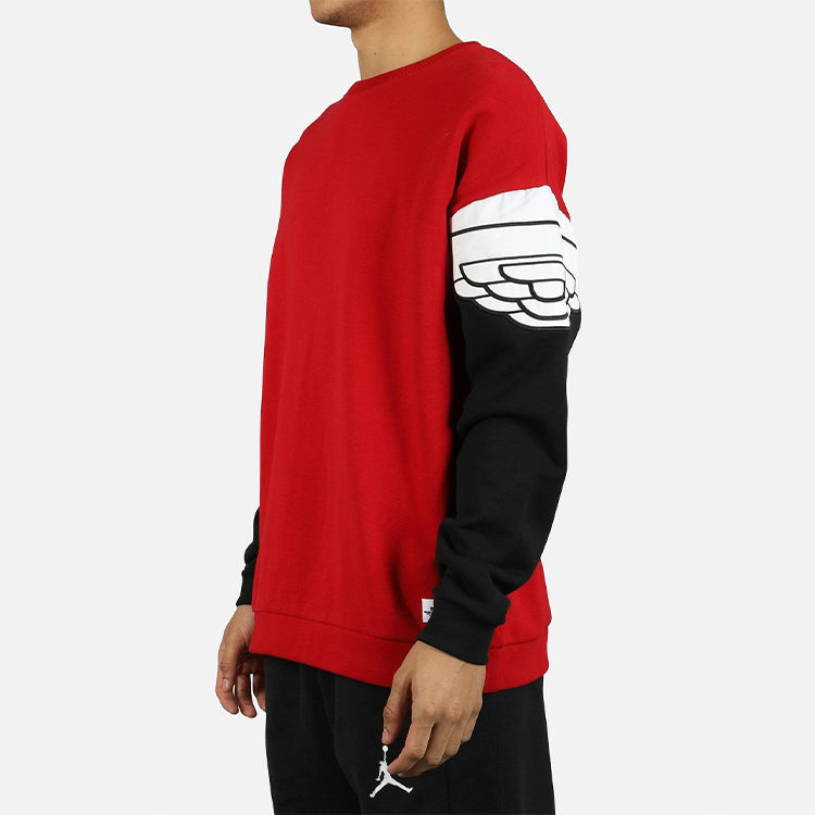 Men's Air Jordan Round Neck Sports Large Red AO0426-687