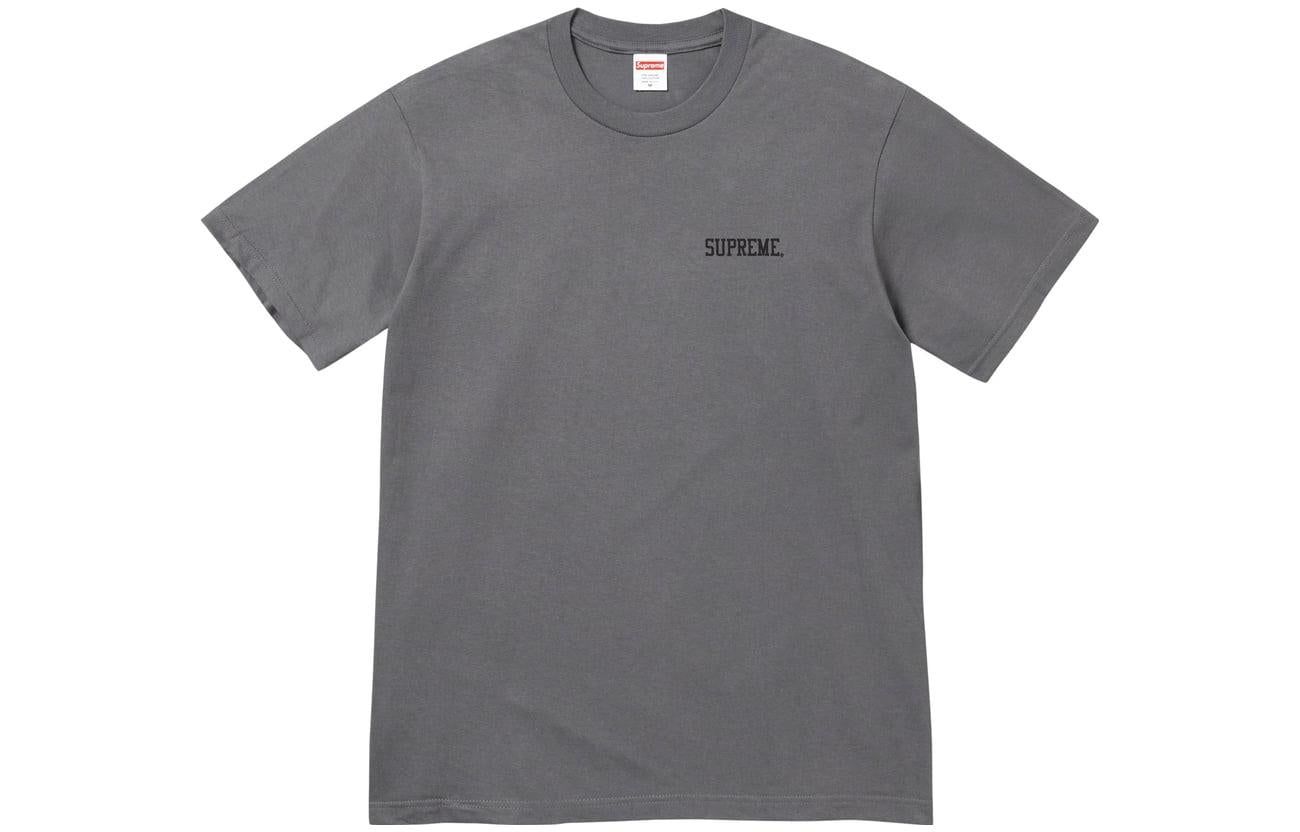 Supreme FW23 Week 7 Fighter T-shirt 'Grey' SUP-FW23-133