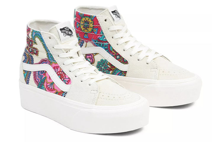 Vans SK8-HI Tapered Stackform 'White Pink Blue' VN0A7Q5PDJR