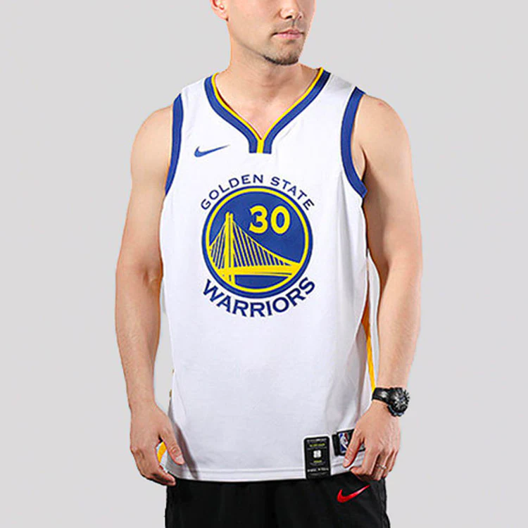 Nike NBA Golden State Warriors Bell Swingman Jersey 'White' 864417-105