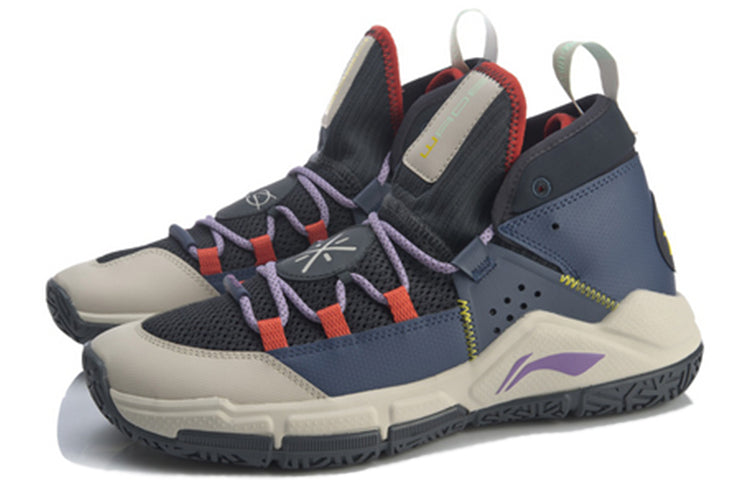 Li-Ning All Day 5 Mid-Top 'Black Blue Gray' ABPQ015-6