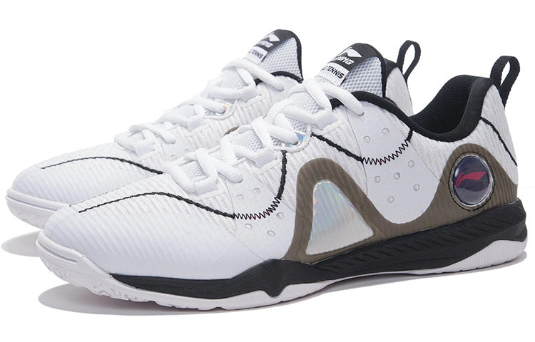 Li-Ning Double Shadow Table Tennis Shoes 'Standard White Black' APPR017-3