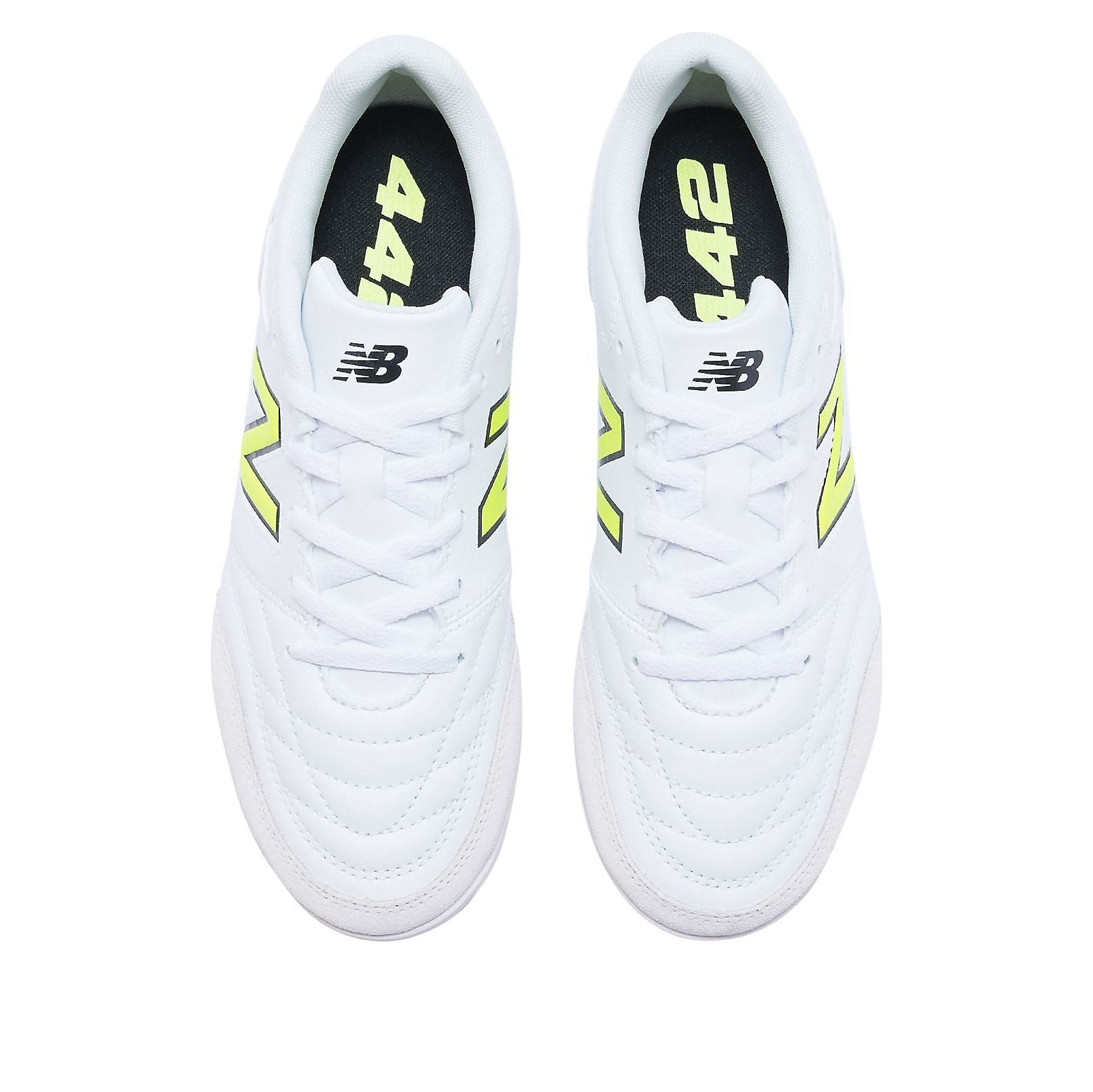 New Balance 442v2 Academy JNR TF Wide 'White Yellow' JS43TIB2