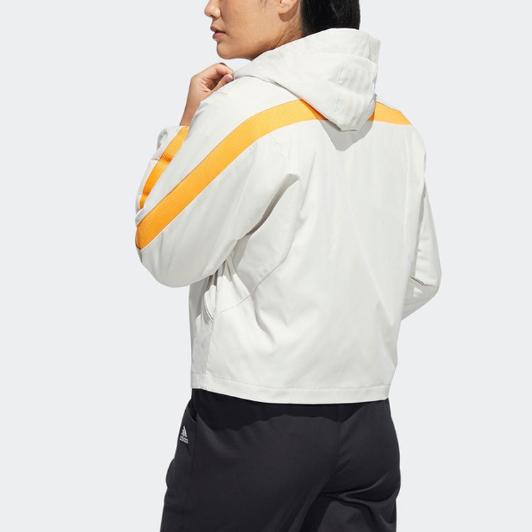 (WMNS) adidas Sports Hooded Jacket White HF2467