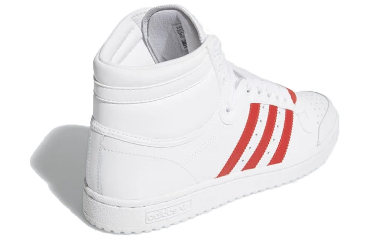 adidas Top Ten High 'White Lush Red' FV4229