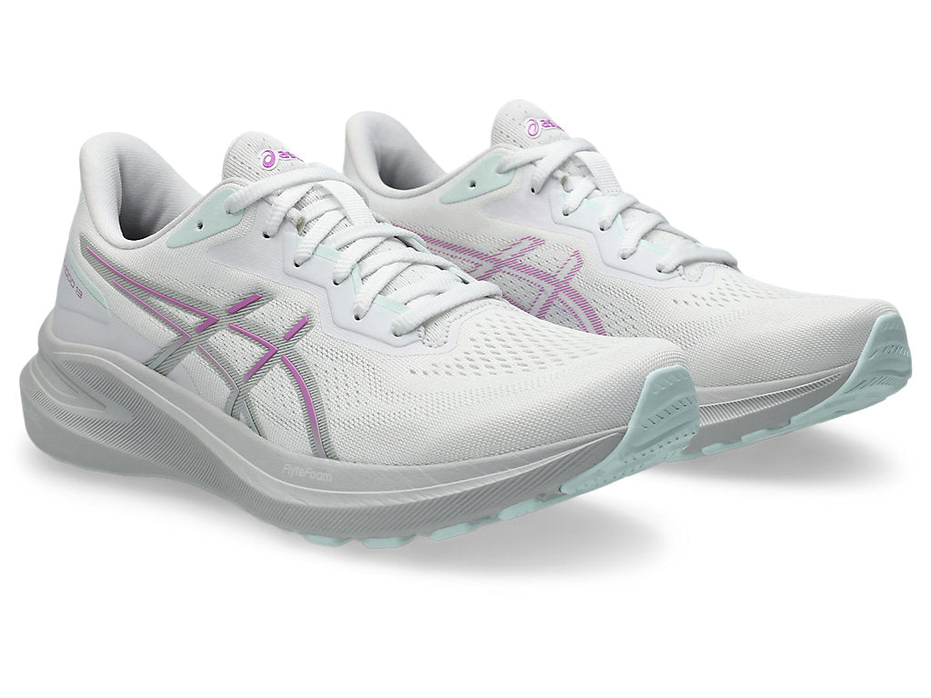 (WMNS) ASICS GT-1000 13 Sneakers 'White Lavender Glow' 1012B663-100