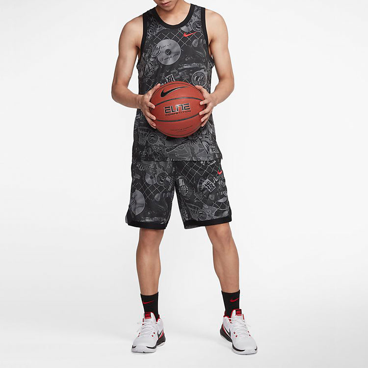 Nike Street Graffiti Basketball Sports Vest Black CK1182-010