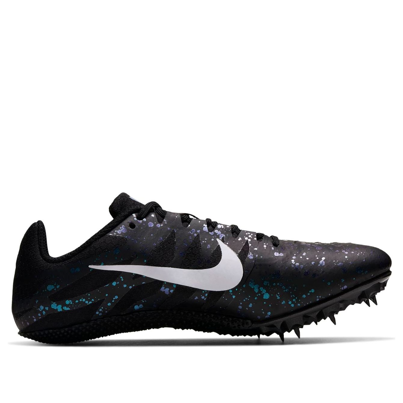 (WMNS) Nike Air Zoom Rival S 9 Spikes 'Paint Splatter Black Indigo Fog' 907565-003