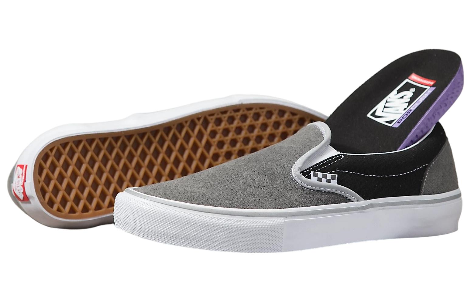 Vans Reflective Skate Slip-On 'Gray Black' VN0A5FCAN42