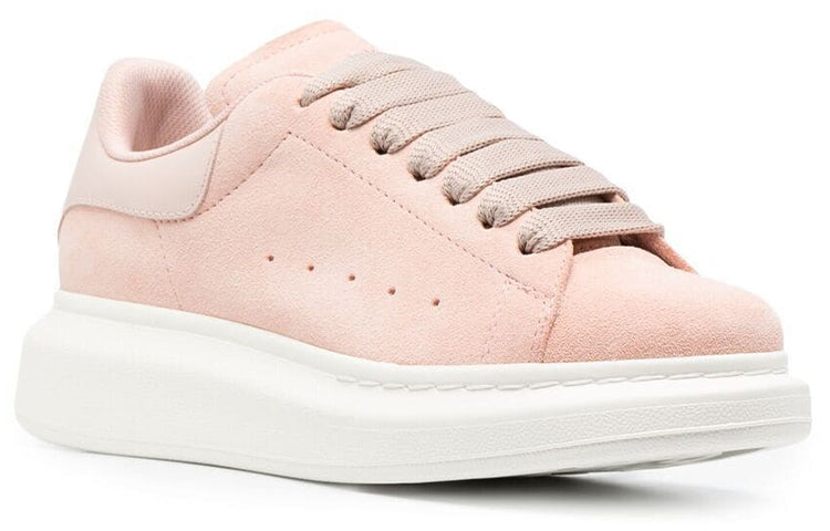(WMNS) Alexander McQueen Suede Oversized Sneaker 'Pink' 650792WIA516837