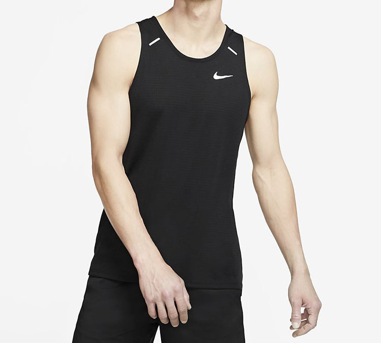 Nike Rise 365 Dri-fit Breathable Quick Dry Running Vest Black CJ5419-010