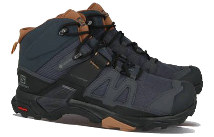(WMNS) SALOMON X ULTRA 4 MID GTX W 'Black Brown' 412956