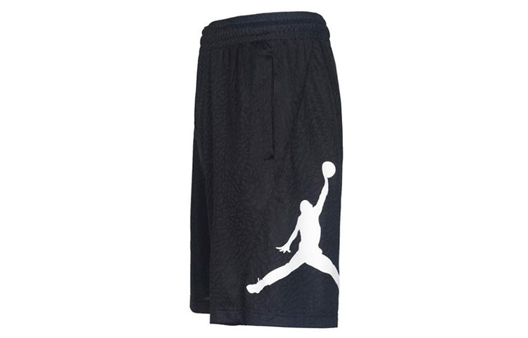 Air Jordan Burst Crack Colorblock Basketball Shorts Black 861474-010
