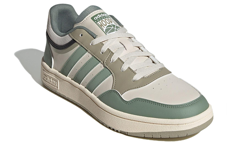 adidas Hoops 3.0 Shoes 'Cream White Green' IE8003
