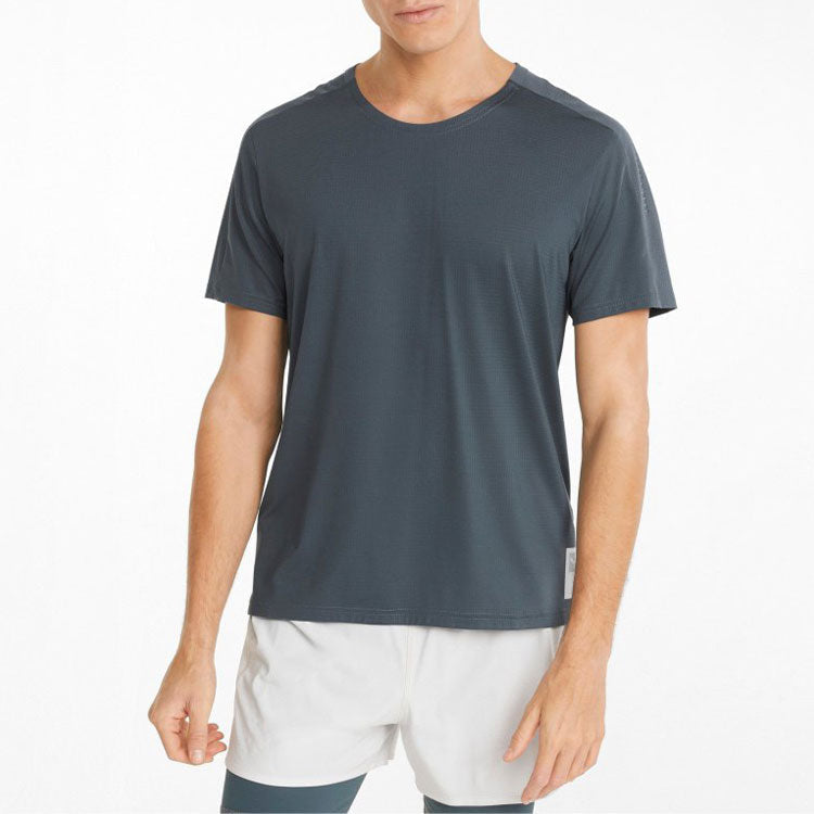 PUMA x First Mile Short Sleeve Running Tee 'Grey' 521410-42