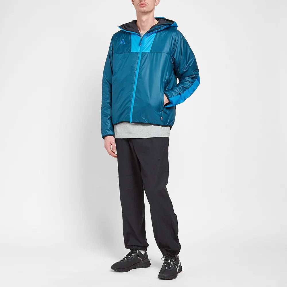 Nike ACG Synthetic Fill Jacket Colorblock Stay Warm Hooded Padded Jacket US Edition Blue CD7650-347