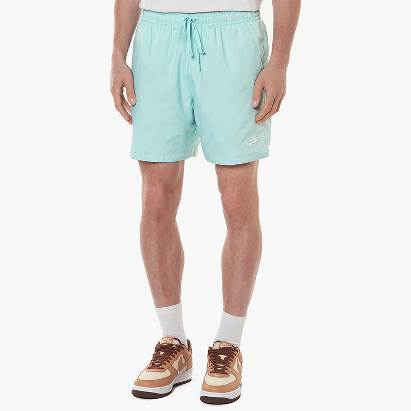 Men's Nike Casual Sports Lacing Breathable Shorts Light Green AR2382-382