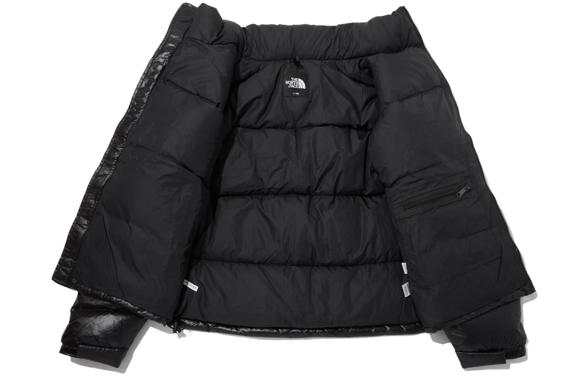 The North Face 1996 Eco Nuptse Jacket Asia Sizing 'Real Black' NJ1DP75C