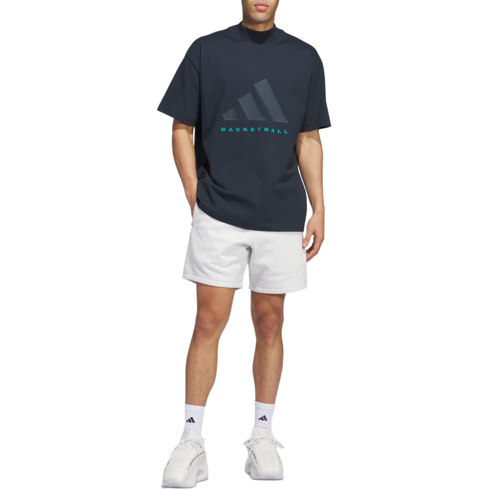 adidas THE 2024 COLLECTION Basketball T-Shirt Asia Sizing 'Black' JE3764