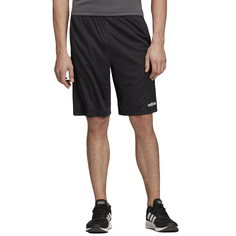 adidas Solid Color Breathable Sports Running Shorts Black DT3050