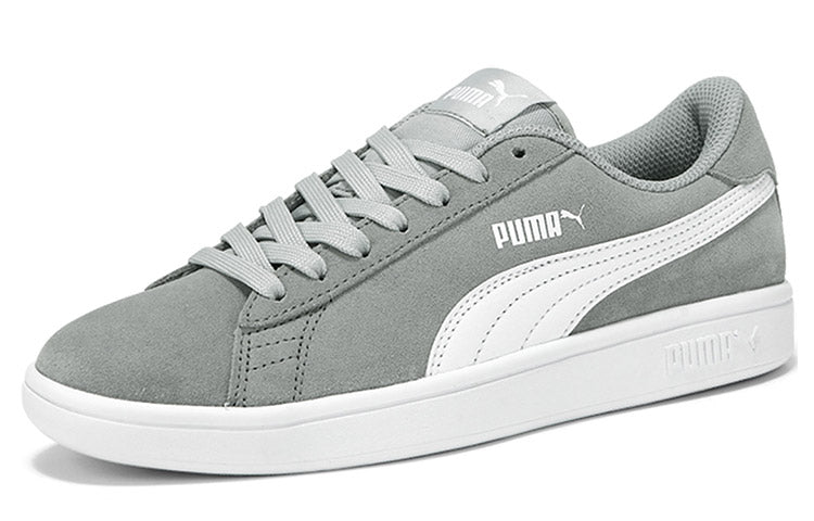 (GS) PUMA Smash v2 Sd Jr Grey/White 365176-21