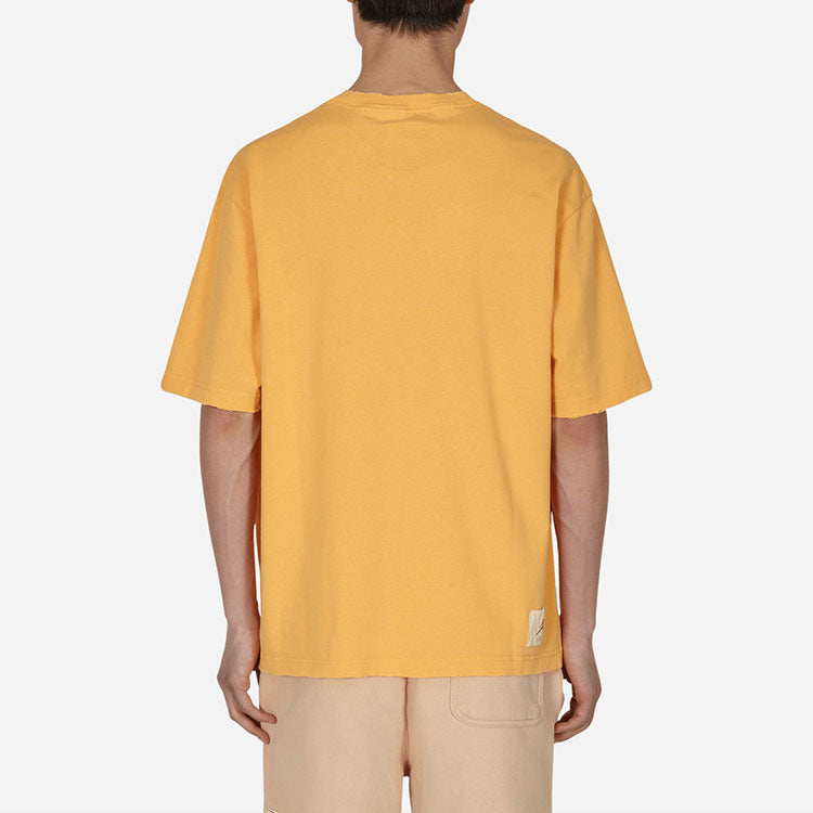 Air Jordan x Union Crossover Solid Color Alphabet Pattern Printing Round Neck Short Sleeve US Edition Yellow DM2839-771