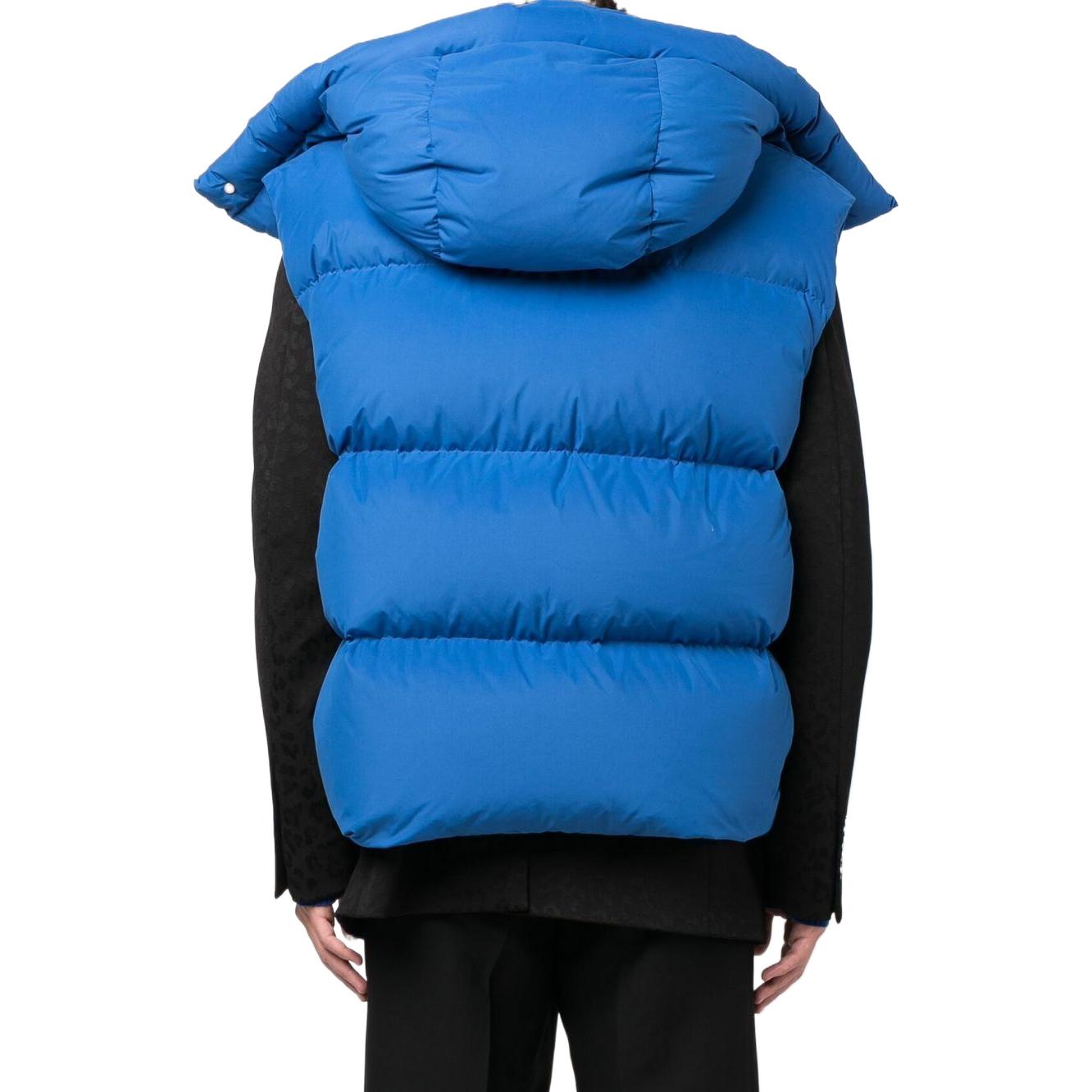 Off-White Bounce down-feather Hooded Jacket 'Blue' OMED038F22FAB0014501