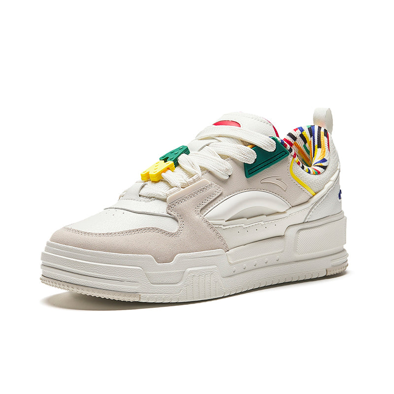 ANTA Skateboarding Series Sneakers'White Beige' 912358004-1