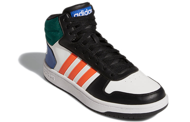 adidas Hoops 2.0 Mid Basketball Shoes 'White Multi Color' GY5891
