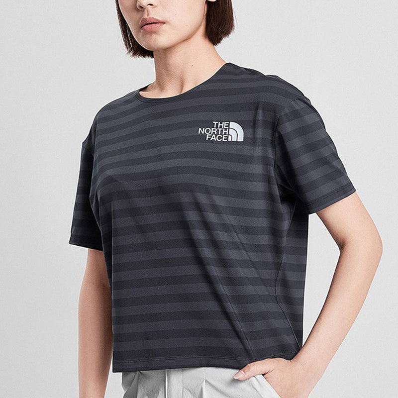 THE NORTH FACE hygroscopic Sweat-Wicking Short Sleeve Black 498J-JK3