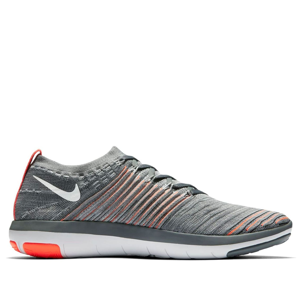 (WMNS) Nike Free Transform Flyknit Low-Top Grey/Orange 833410-006