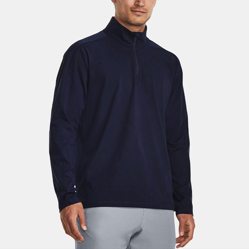 Under Armour Meridian 1/4 Zip Long Sleeve Top 'Midnight Navy' 1379673-410