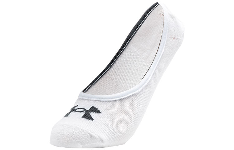 Under Armour Essential Lolo Liner Socks (3 Pack) 'White' 1361148-100