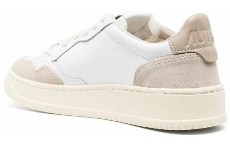 (WMNS) AUTRY Medalist Low Leather and Suede 'White Beige' AULW-LS58