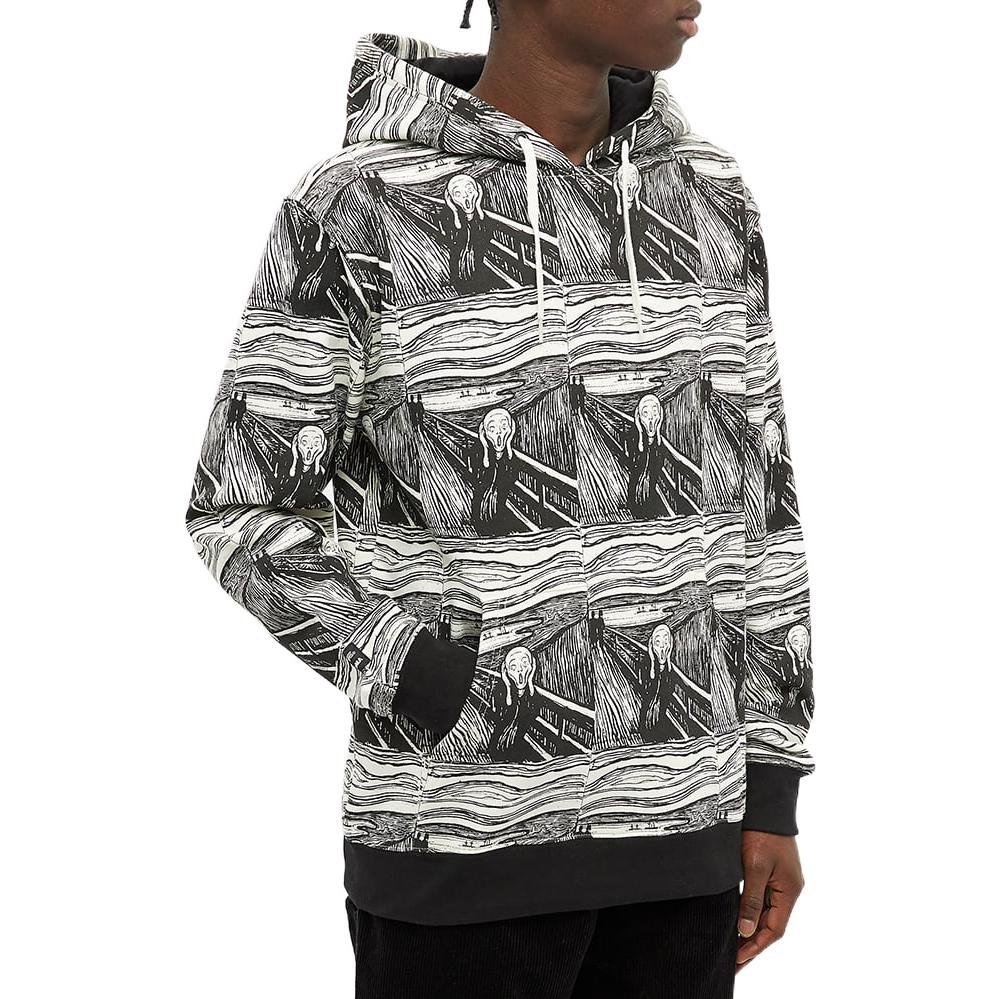 Men's Vans x moma Crossover Printing Fleece Black VN0A4RQC1UB