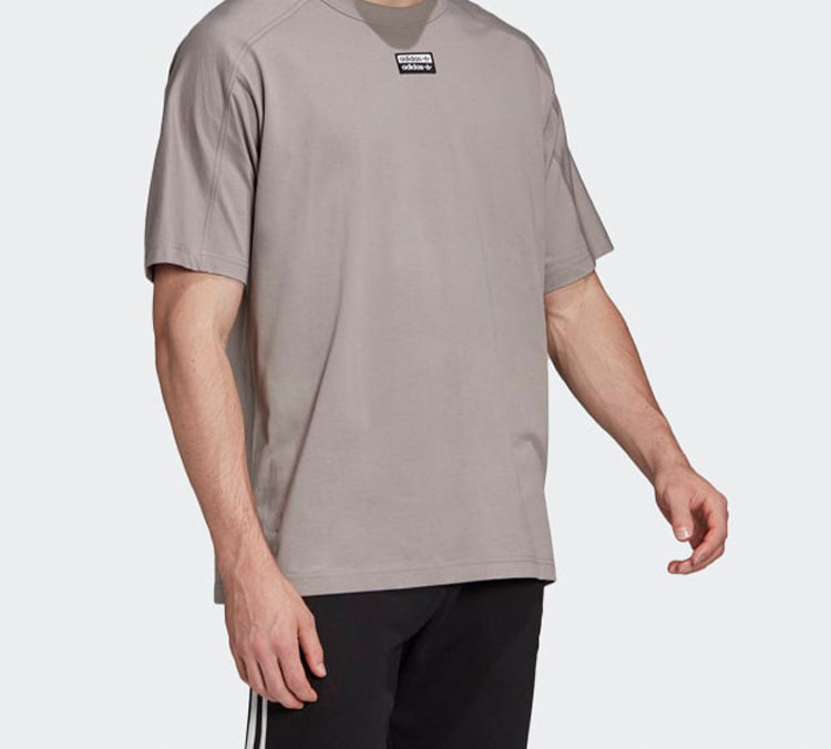 adidas originals Small Logo Sports Short Sleeve Gray FM2219