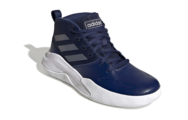 (GS) adidas OwnTheGame Wide 'Dark Blue White' EF0307
