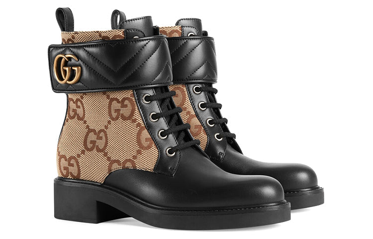 (WMNS) Gucci Ankle Boot 'Double G - Beige' 678984-17K40-1284