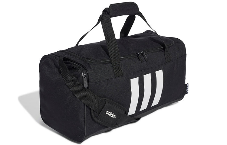 adidas 3-Stripes Duffel Bag Small 'Black White' GE1237
