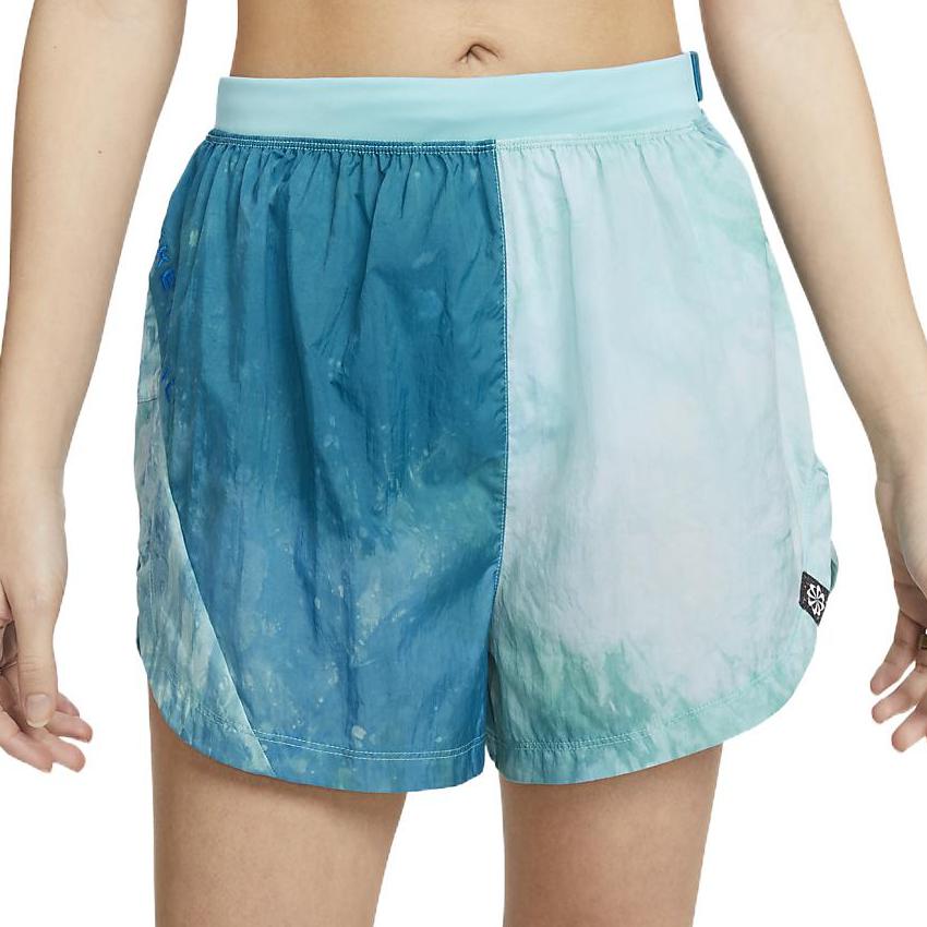 (WMNS) Nike Dri-FIT Repel Mid-Rise 3 Brief-Lined Trail Running Shorts with Pockets 'Blue Teal' DX1021-085