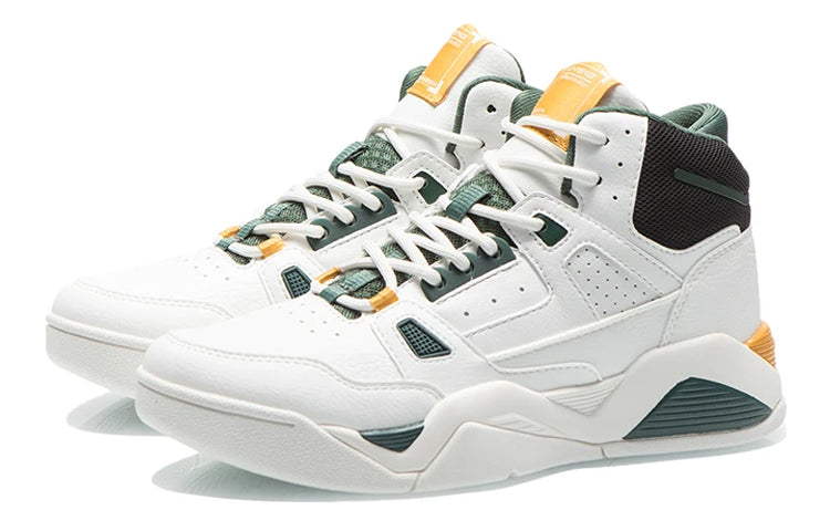 (WMNS) Li-Ning Basketball Shoes 'White Green Yellow' AGBR084-4