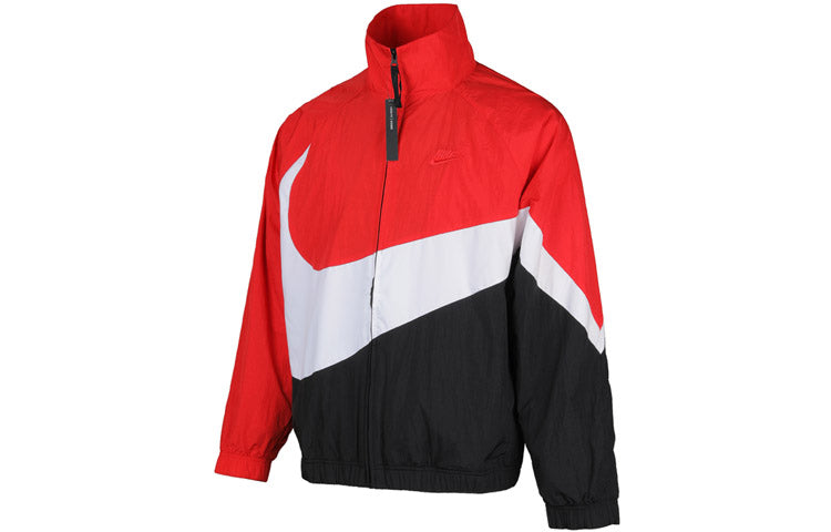 Nike AS Men's Sportswear HBR JKT Jacket WVN STMT 'Red White Black' AR3133-657