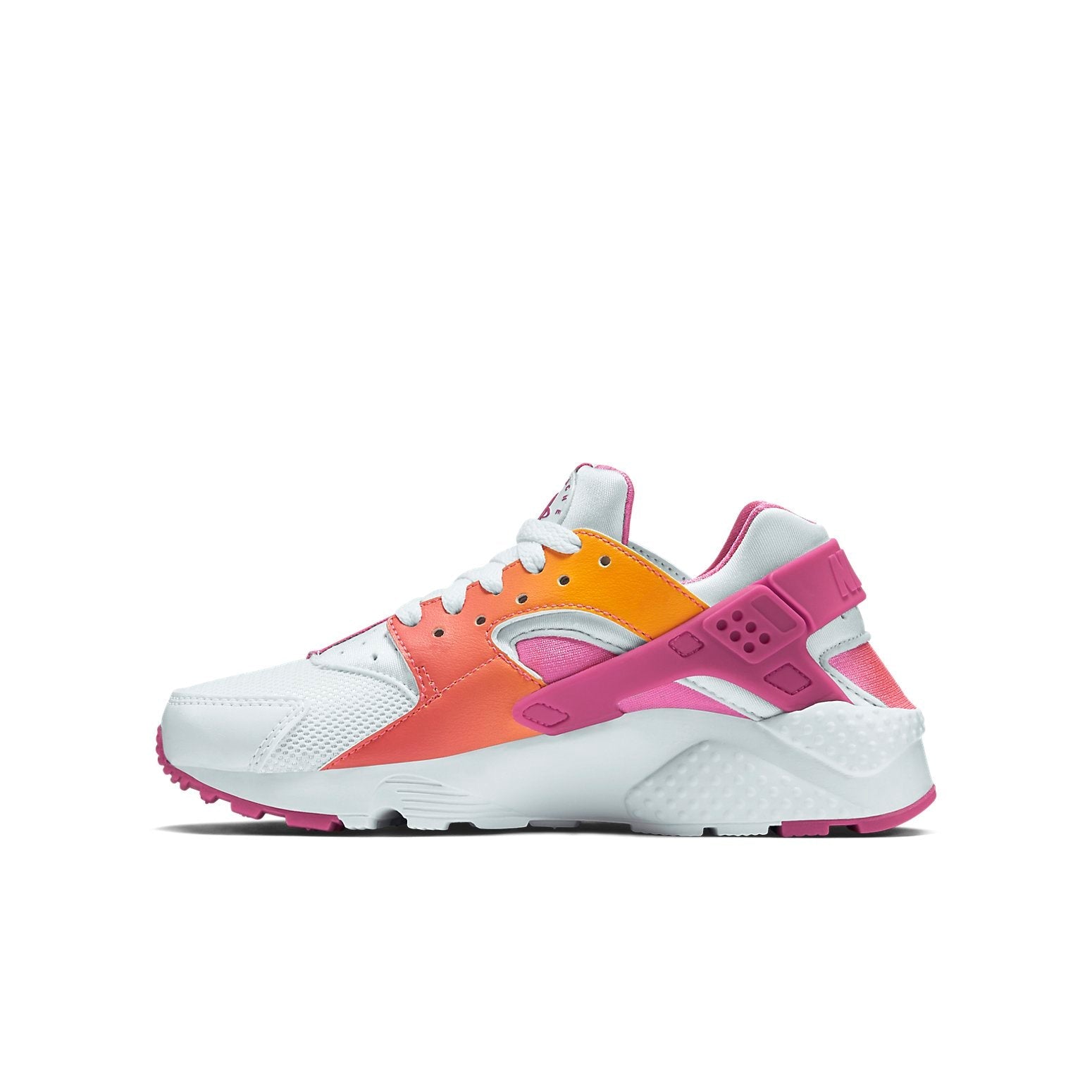 (GS) Nike Huarache White/Red 654280-103