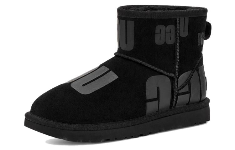 (WMNS) UGG Classic Mini Scatter Graphic 'Black Gray' 1130574-BLK
