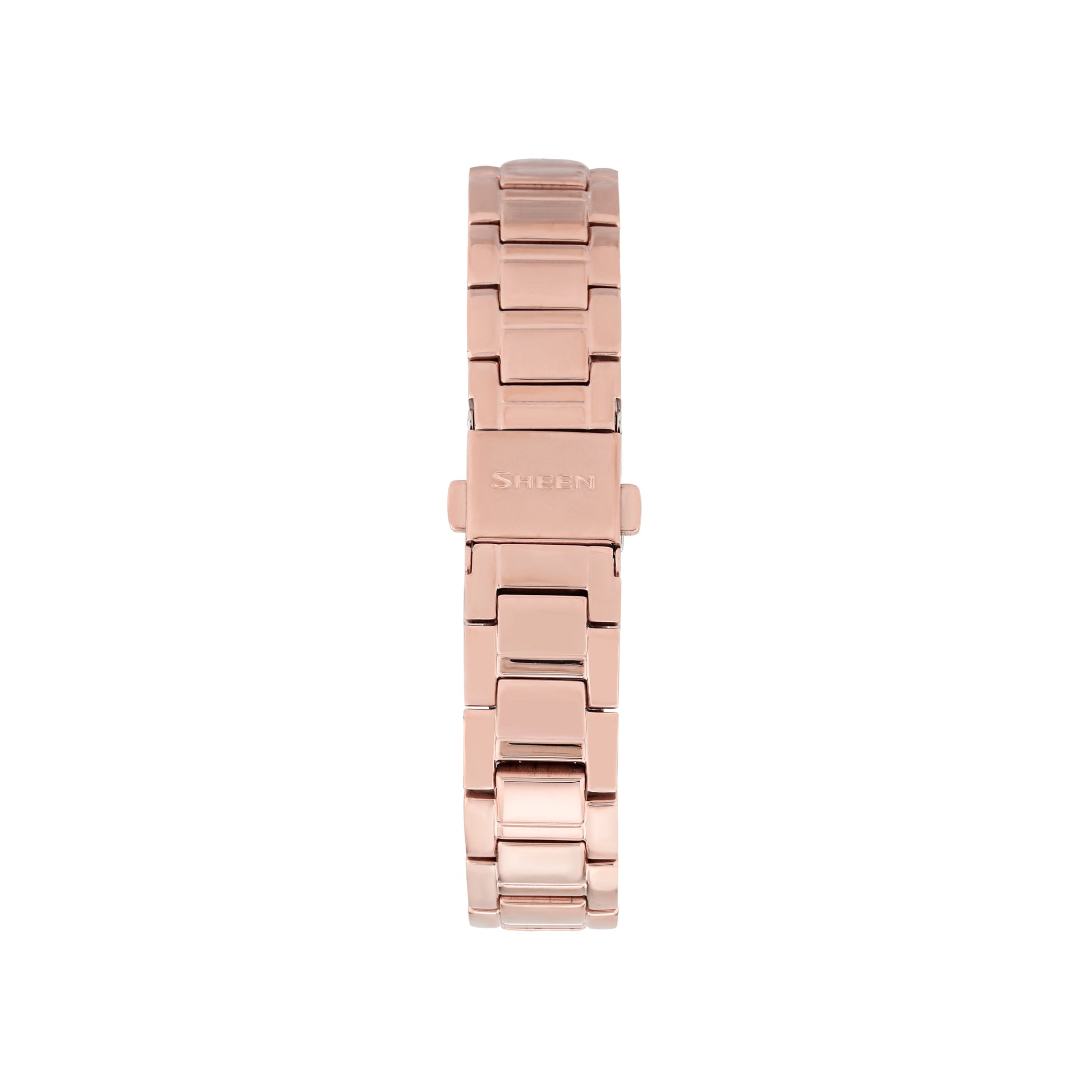 CASIO Waterproof SHEEN Stainless Steel Strap Quartz Sapphire Crystal Rose Gold Analog SHE-4529CG-4A